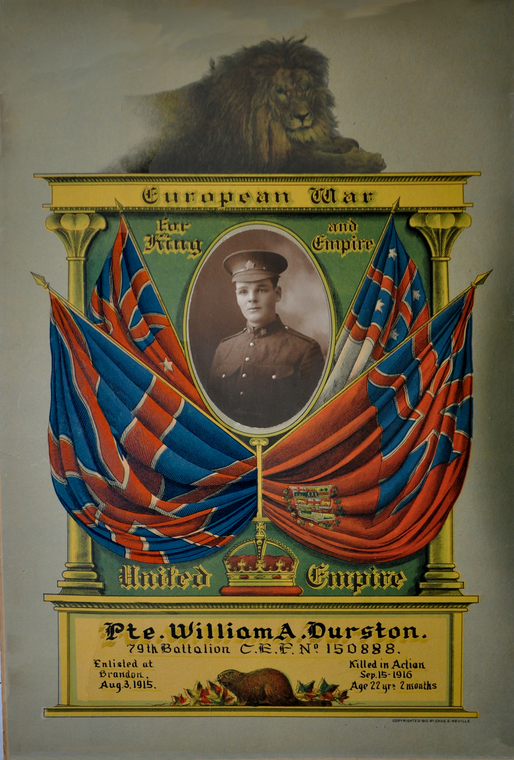 Memorial poster